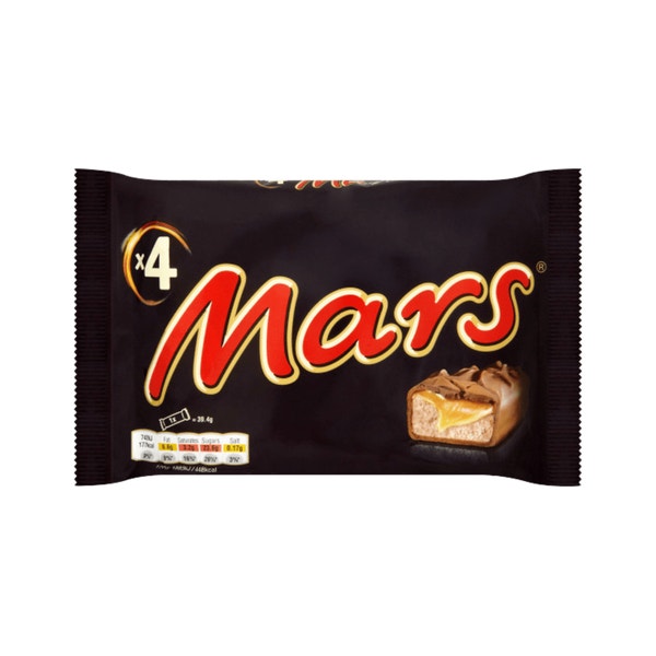 MARS Chocolate Snack Bars Multipack 4x39.4g
