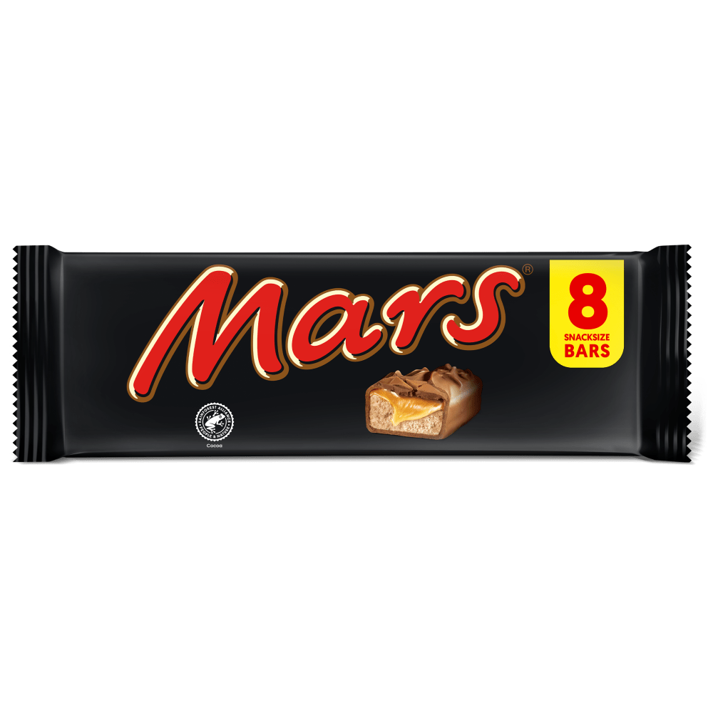 MARS Caramel Multipack Chocolate Bars 8 x 34.5g