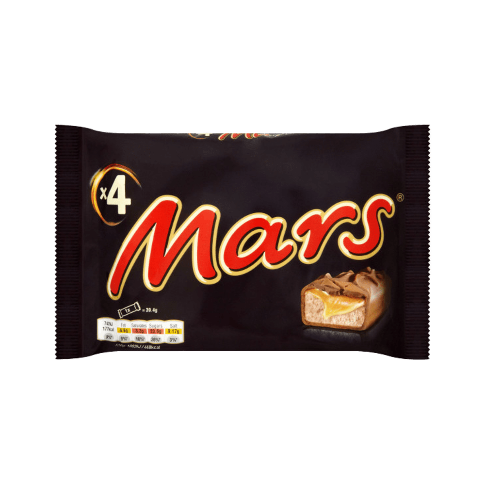 MARS Chocolate Snack Bars Multipack 4x39.4g