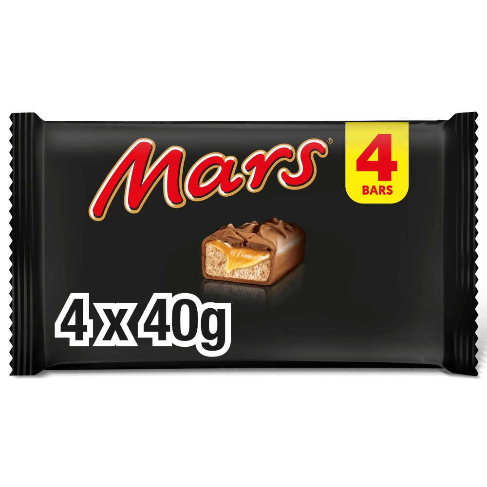 MARS Caramel Multipack Chocolate Bars 4 x 40g